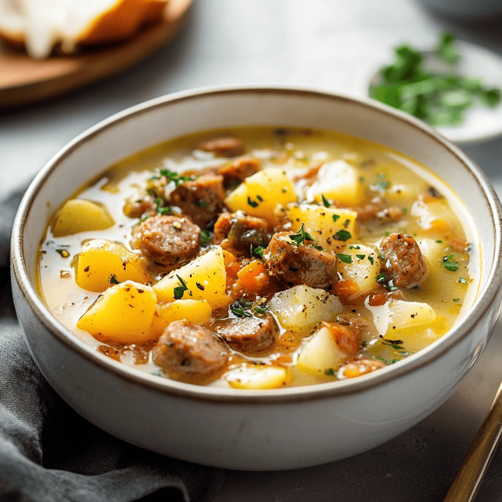 Delicious Sausage Potato Soup Recipe