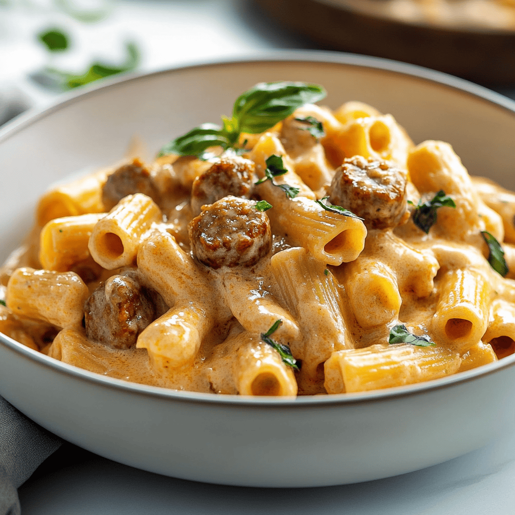 Creamy Sausage Pasta Recipe