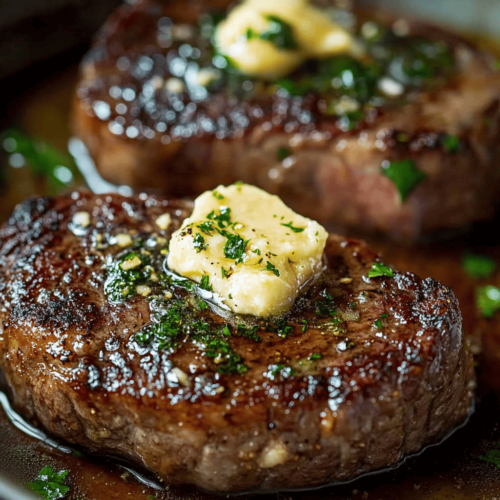 Sirloin Steak with Garlic Butter