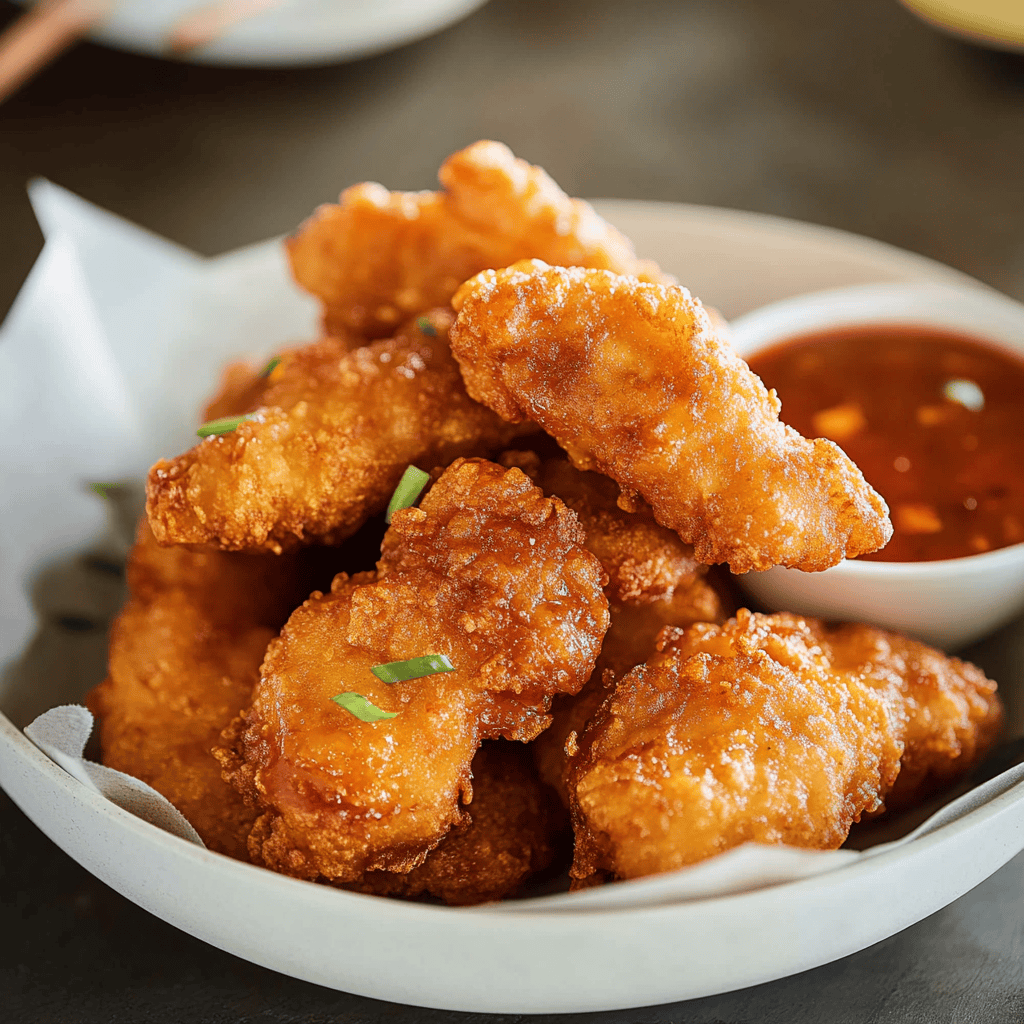 Crispy Chinese Chicken Fingers Recipe