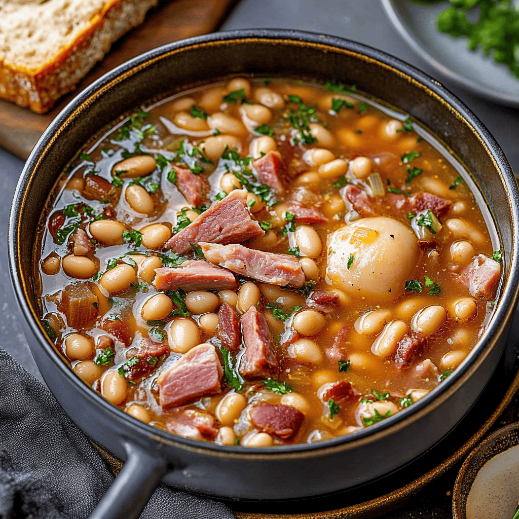White Beans and Ham Hock Soup