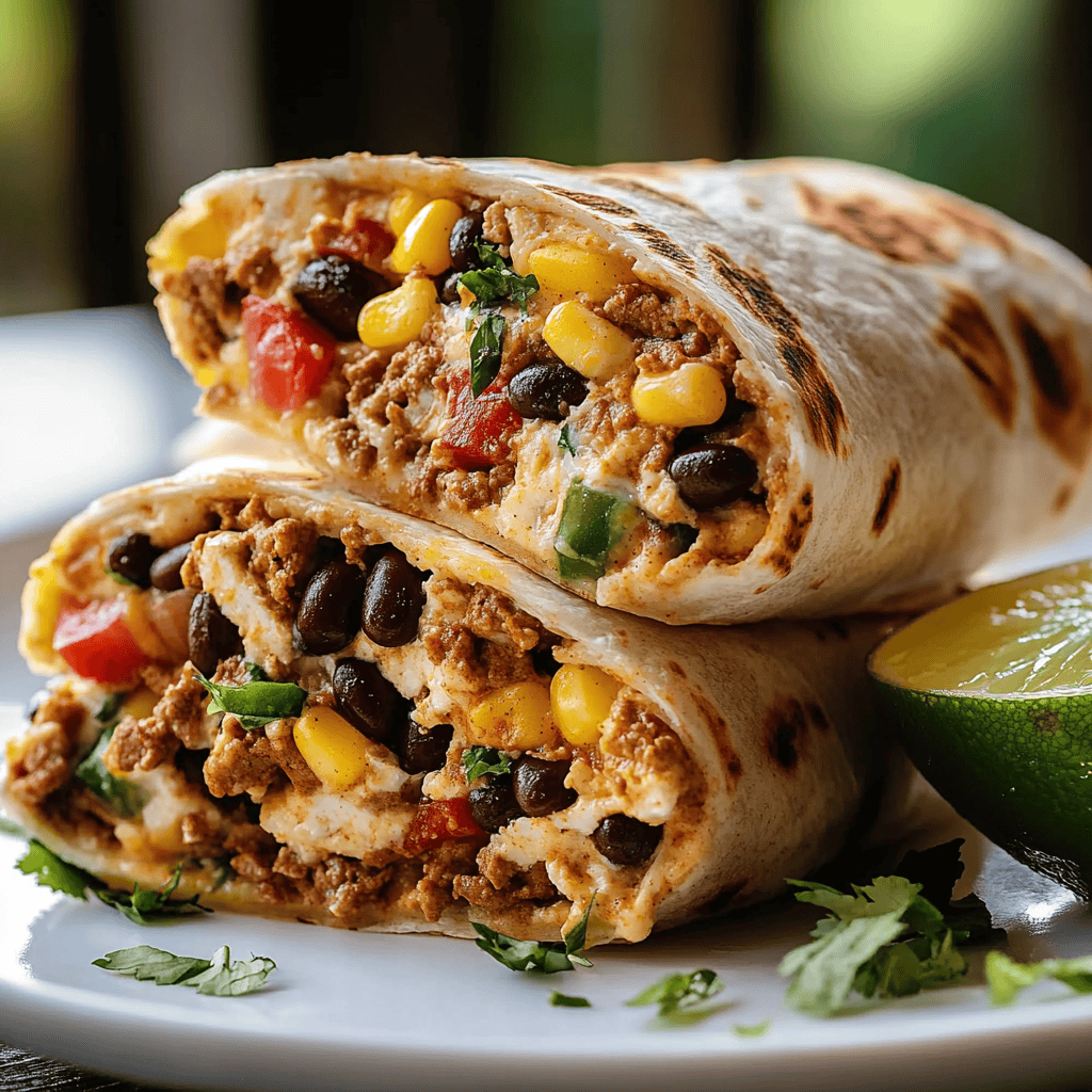 Delicious High Protein Breakfast Burritos Recipe