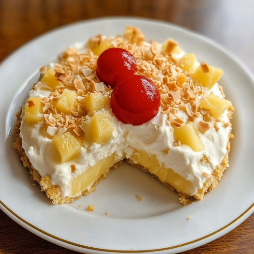 Creamy Pineapple Coconut Dessert