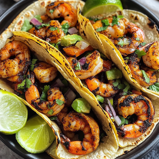 Whole30 Blackened Shrimp Tacos