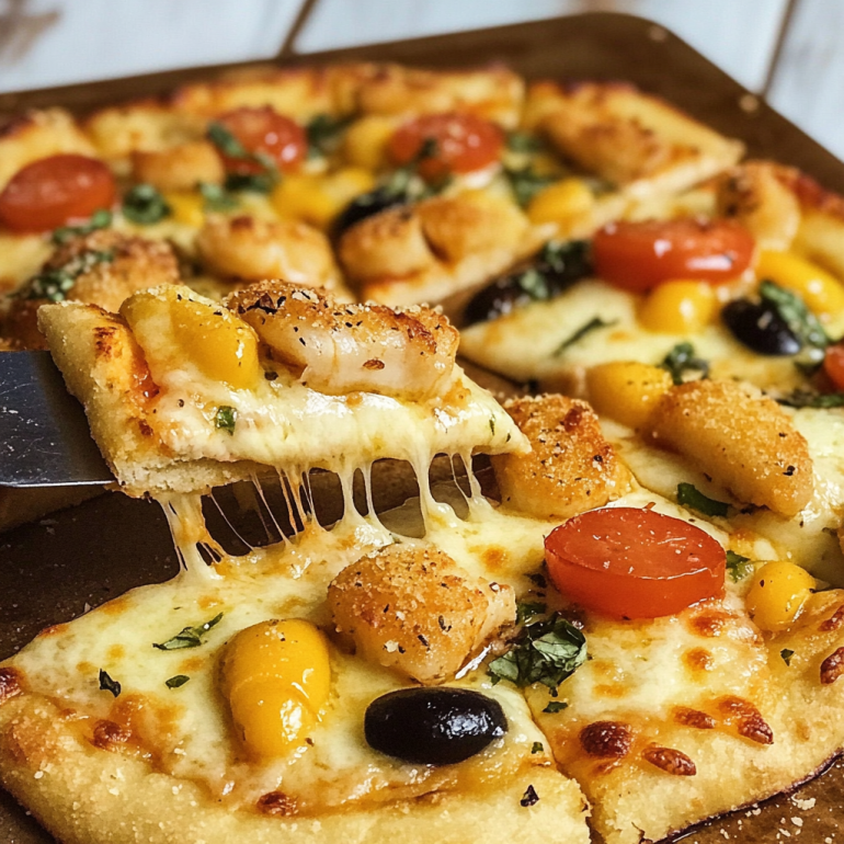 Easy Weeknight Seafood Pizza