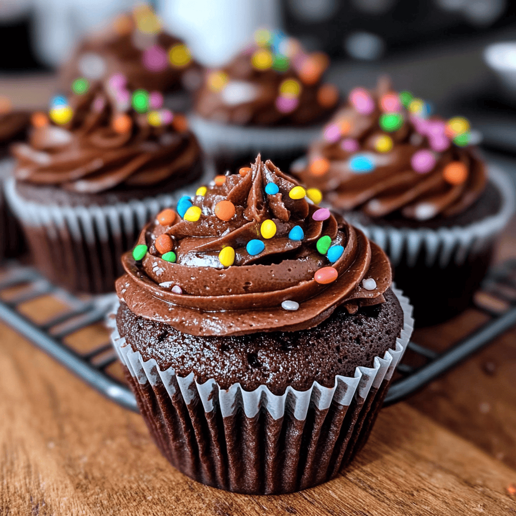 Ultimate Double Chocolate Cupcakes