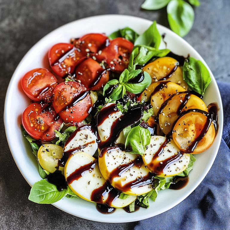 Caprese Salad with Balsamic Glaze