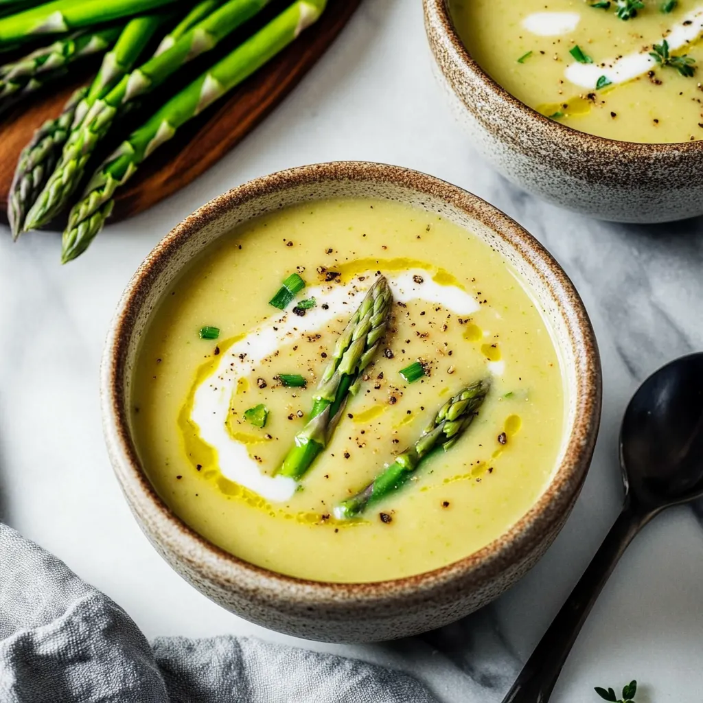 Creamy Asparagus Soup (Without Cream!)