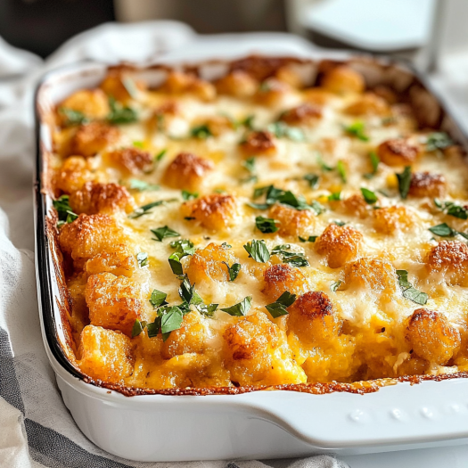 Tater Tot Breakfast Casserole