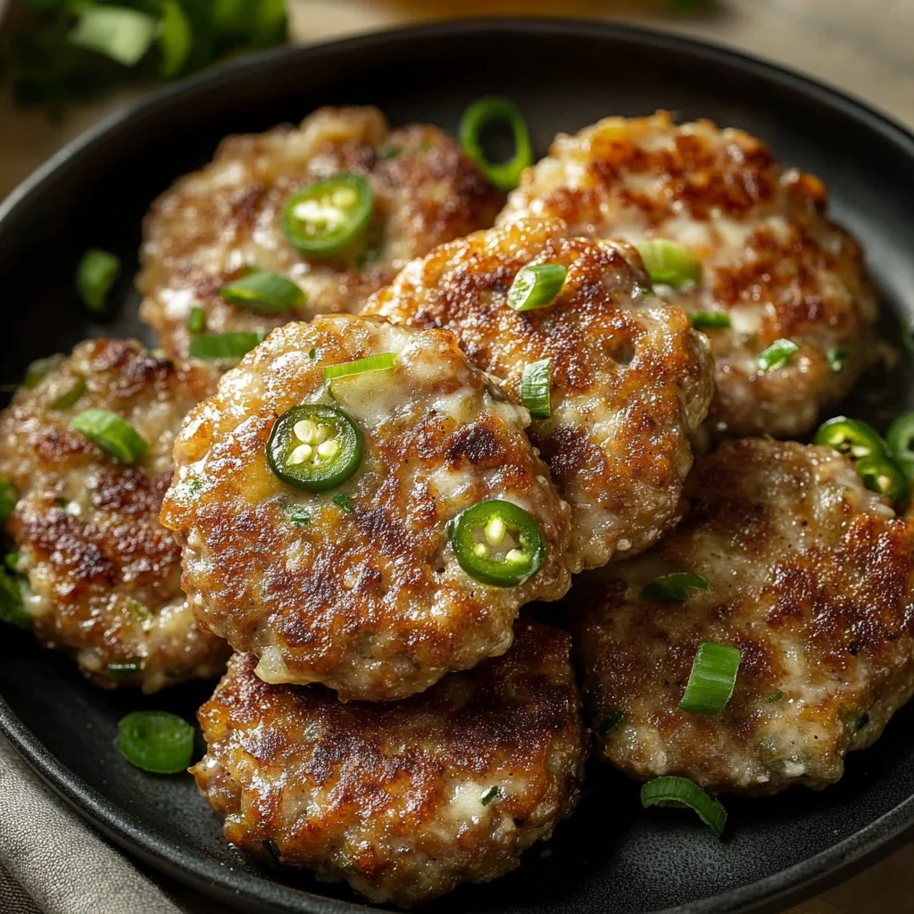 Jalapeno Cheese Sausage Patties