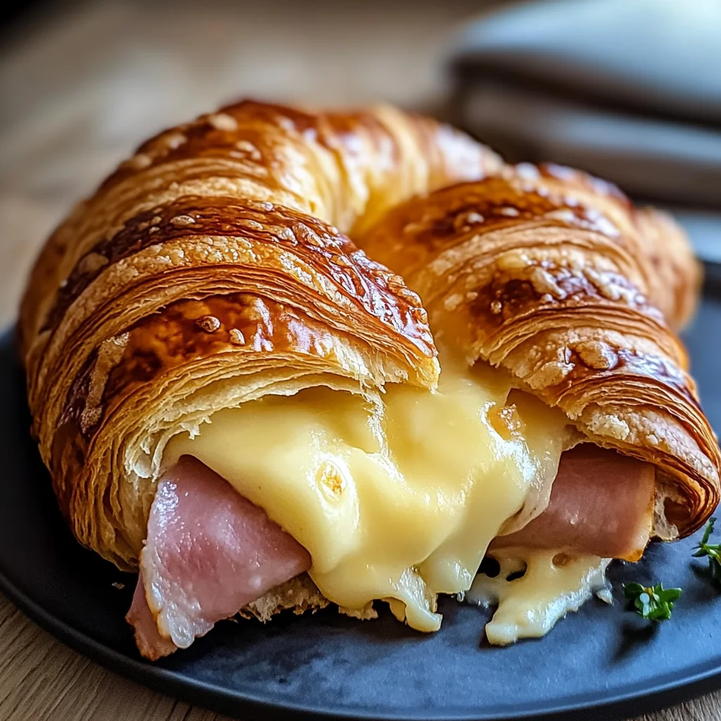 Delicious Ham and Cheese Croissant Recipe