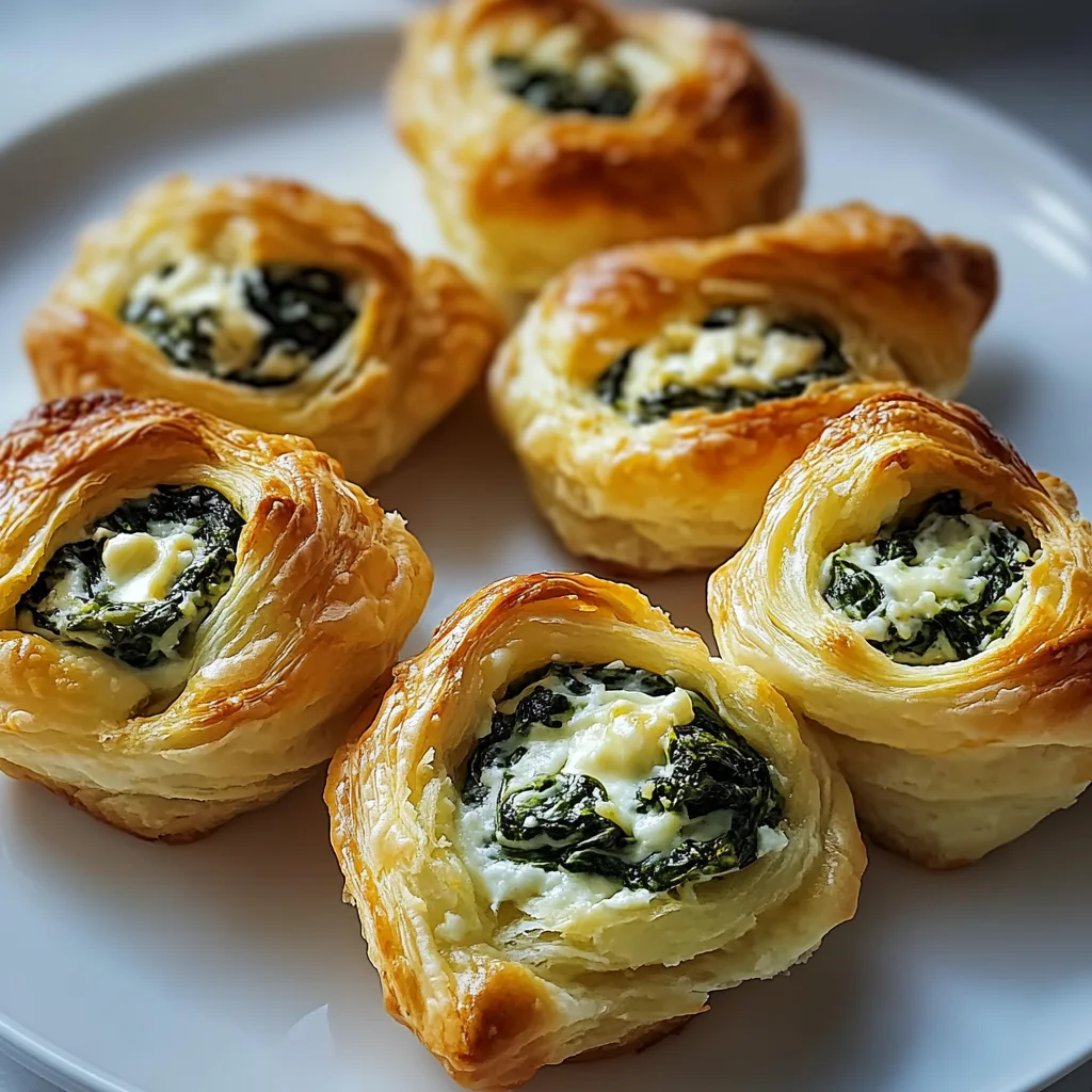 Delicious Spinach and Cream Cheese Puffs Recipe