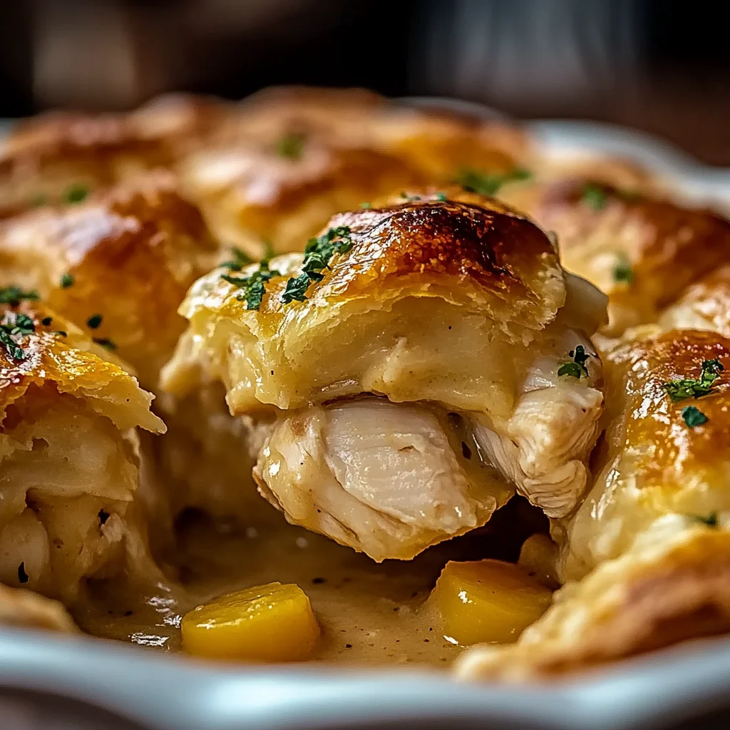 Easy Chicken Pot Pie Bubble Up Recipe