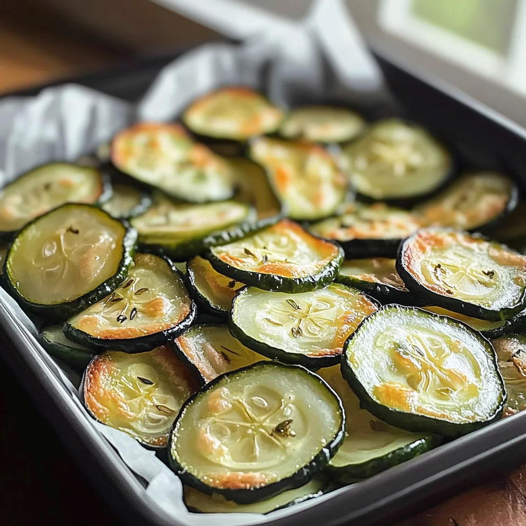 Delicious Baked Cucumber Chips Recipe