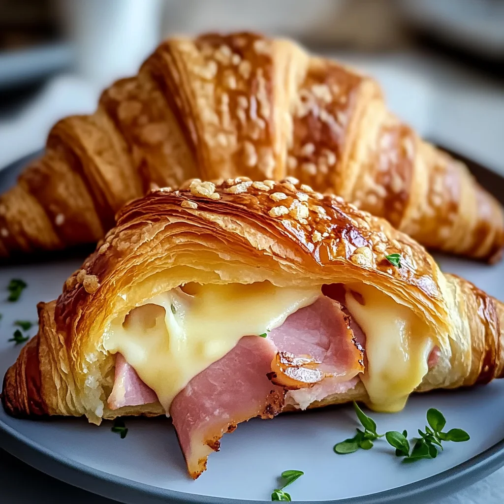 Easy Ham and Cheese Croissant Recipe