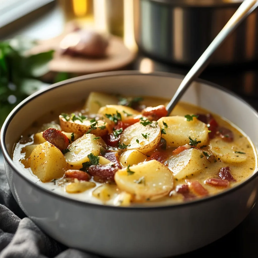 Easy Cajun Potato Soup Recipe