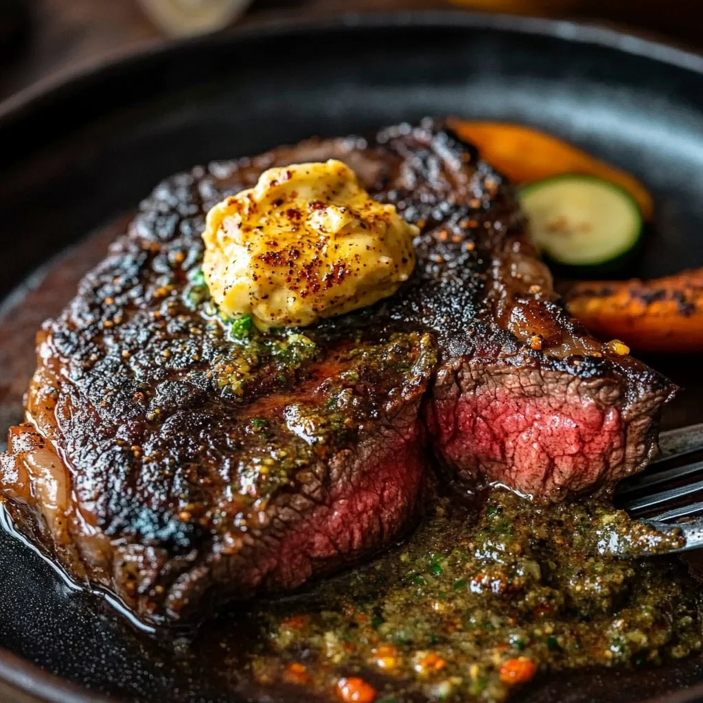 Perfect Blackened Steak With Cajun Cowboy Butter Recipe