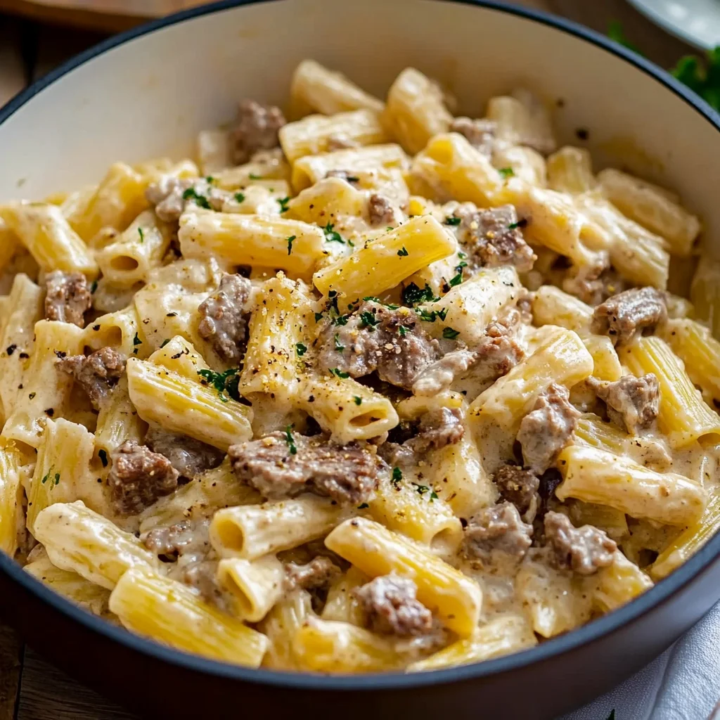 Delicious Creamy Ranch Beef Pasta Recipe