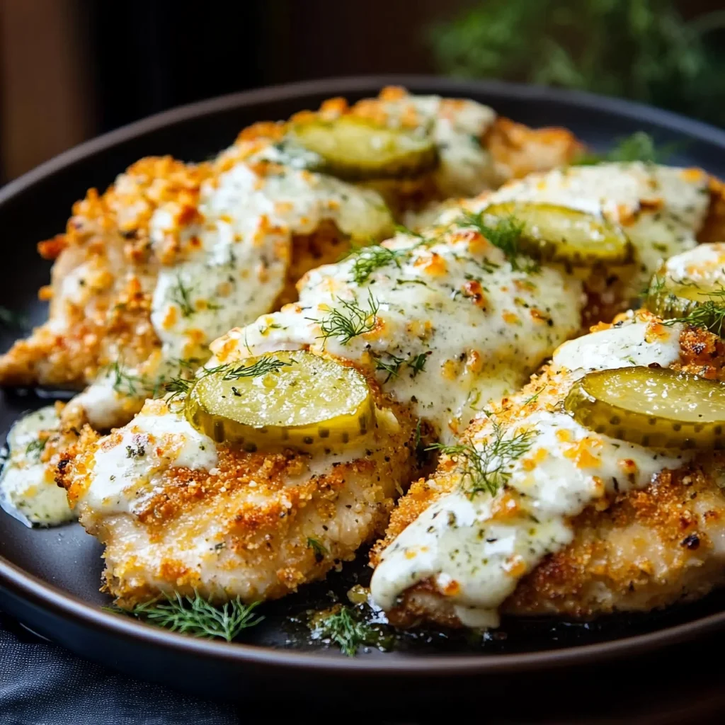 Dill Pickle Parmesan Chicken