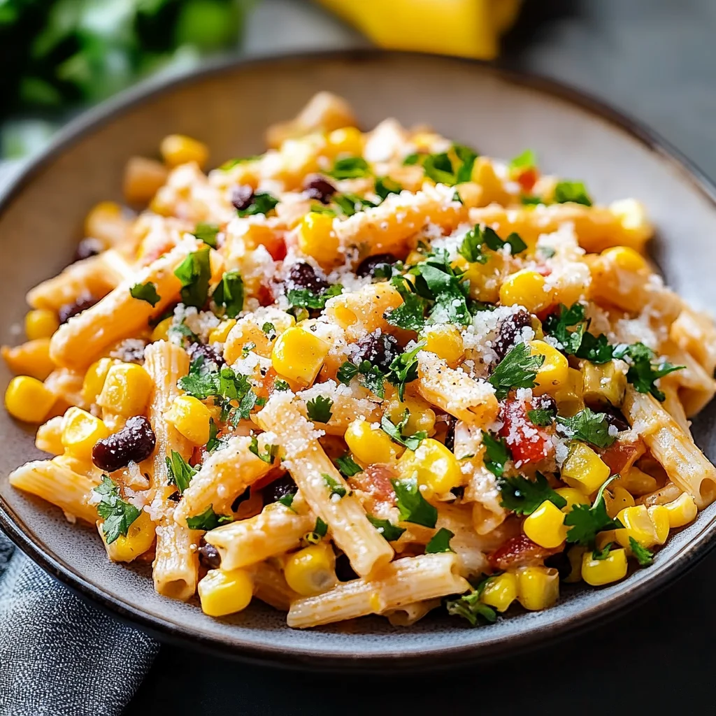 Delicious Mexican Street Corn Pasta Recipe