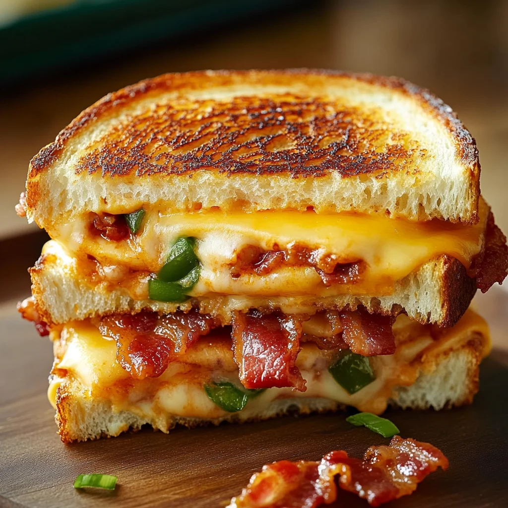 Spicy Bacon Grilled Cheese Recipe | Quick & Easy