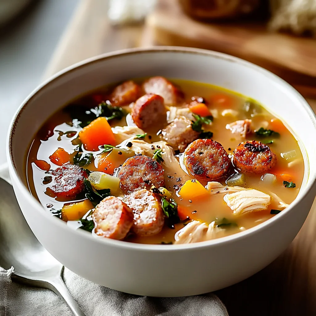Chicken Sausage Soup