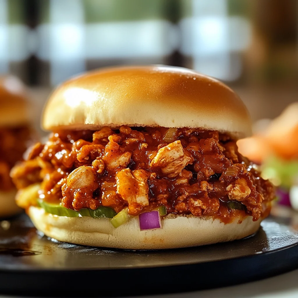 Delicious Cajun Chicken Sloppy Joes