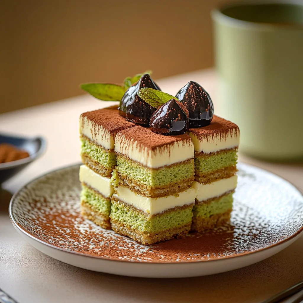 Matcha Green Tea Tiramisu