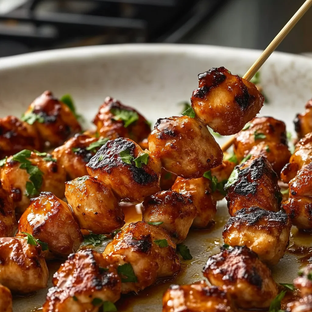 Firecracker Chicken Skewers