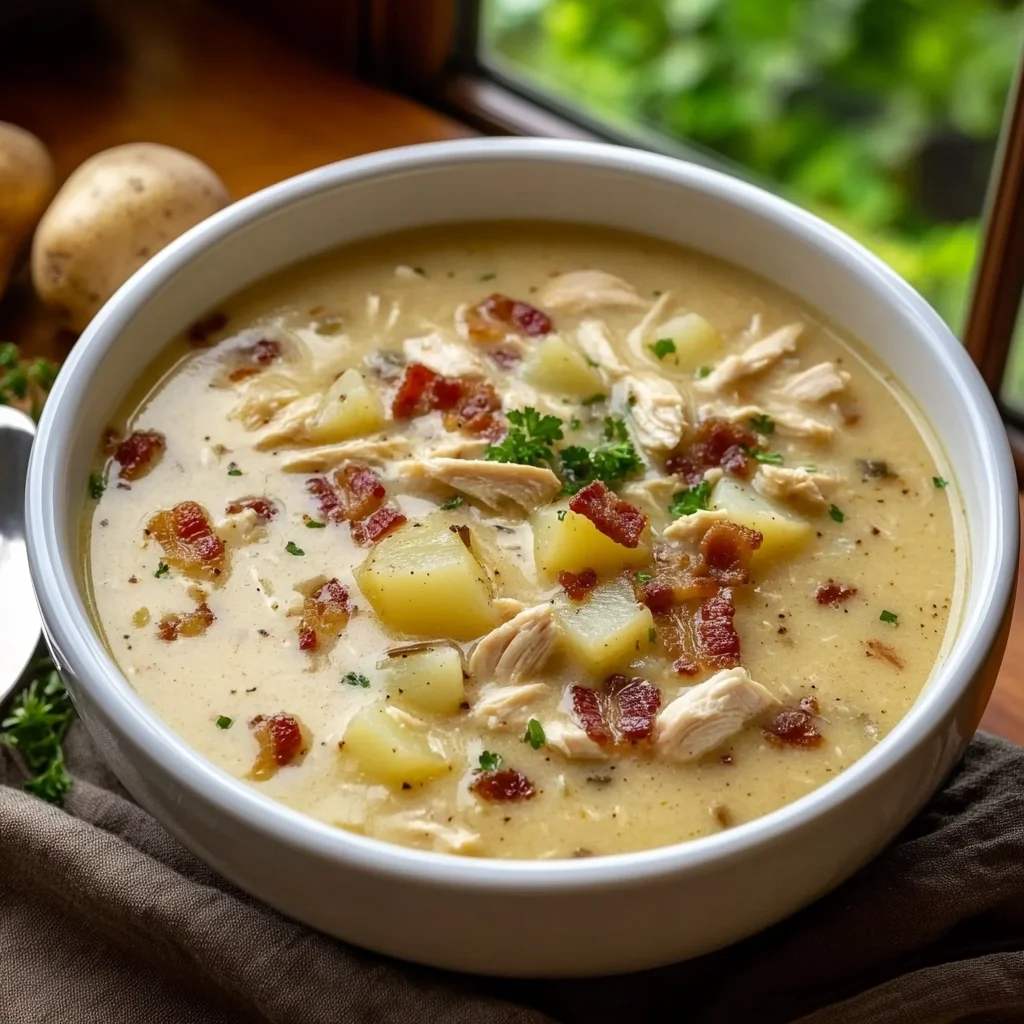 Chicken Bacon Potato Soup