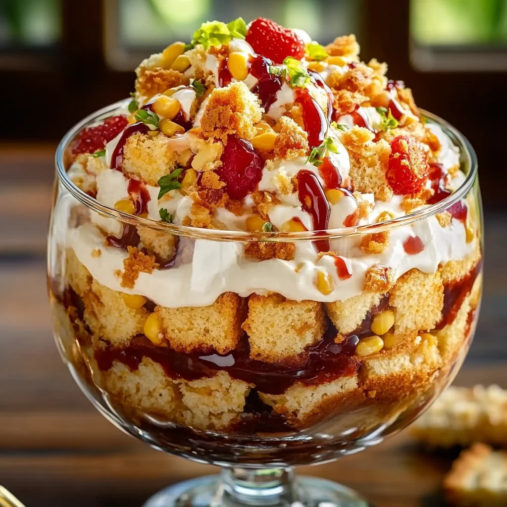 Cowboy Cornbread Trifle