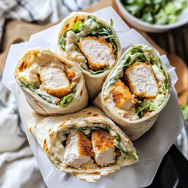 Chicken Caesar Wrap: Crunchy, Creamy, and Totally Crave-Worthy