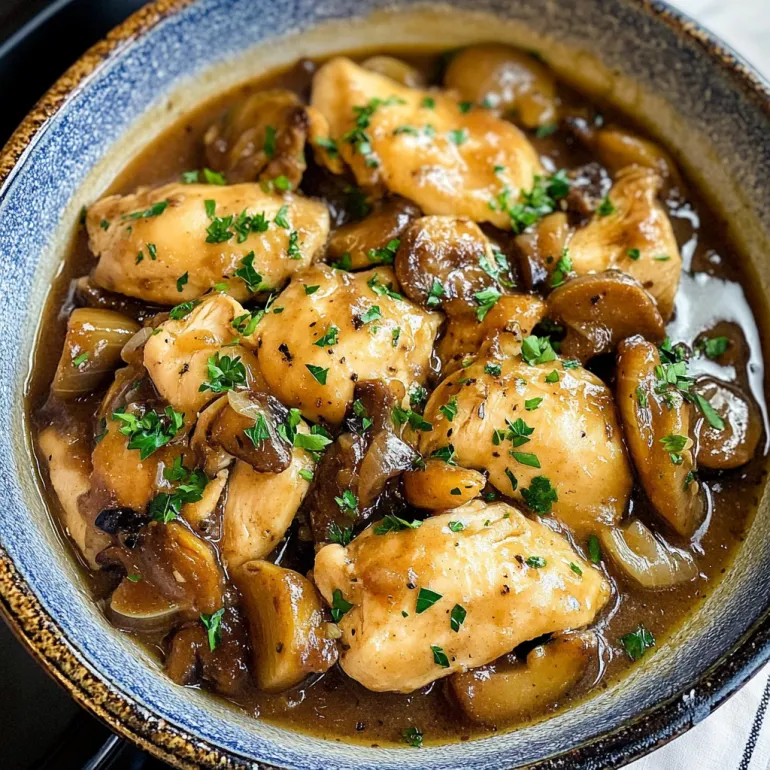 Slow Cooker Chicken Marsala