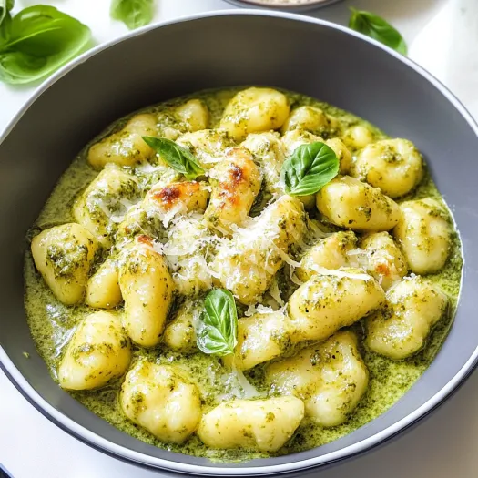 Creamy Gnocchi with Pesto: A Deliciously Simple Weeknight Meal