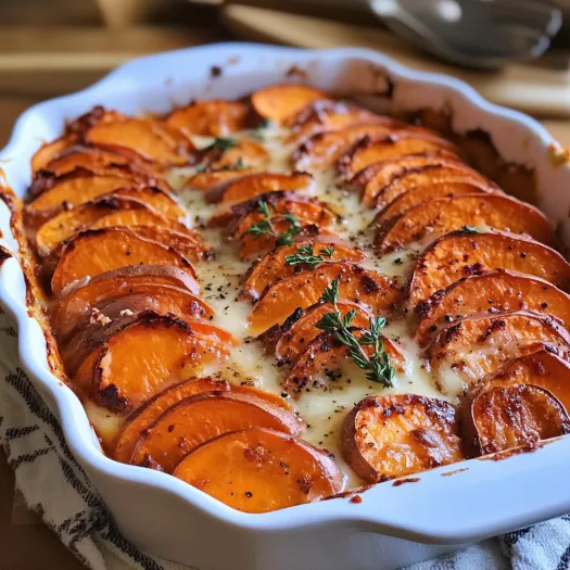 Scalloped Sweet Potatoes: Cozy Layers of Creamy, Cheesy Magic