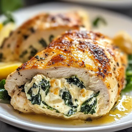 Stuffed Chicken Breast with Cream Cheese and Spinach: Fancy Without the Fuss