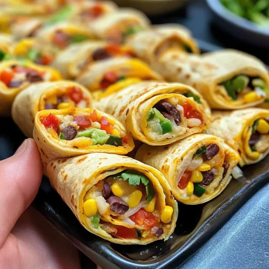 Vegan Mexican Tortilla Roll Ups: Bold Flavor in Every Bite