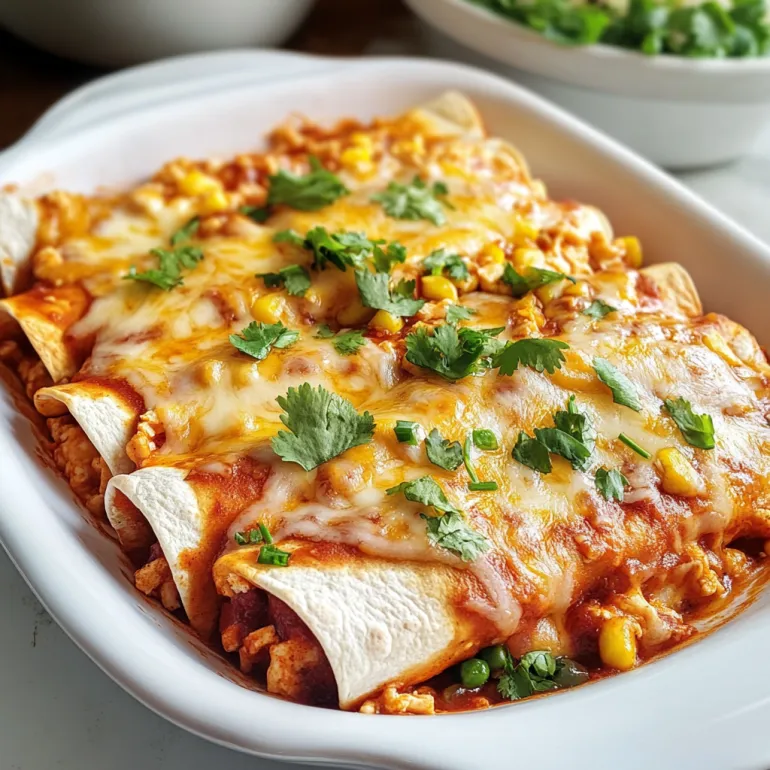 Chicken and Cheese Red Enchiladas: Your New Weeknight Hero