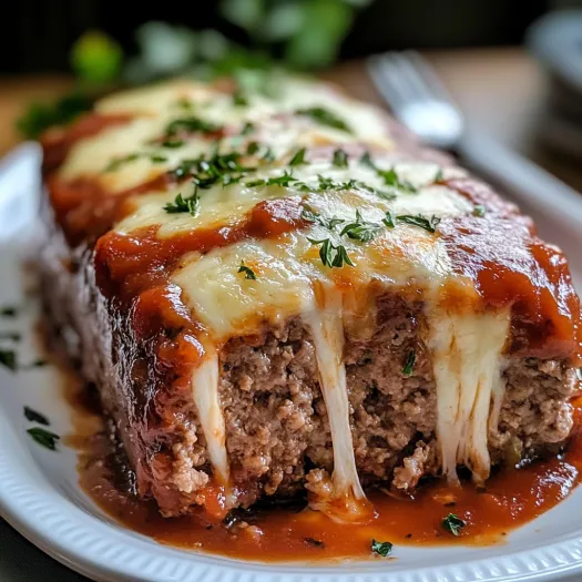 Stuffed Meatloaf with Mozzarella: A Cheesy Centerpiece for Dinner
