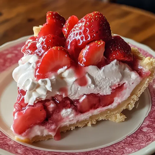 Strawberry Cool Whip Pie: The Sweetest No-Bake Treat
