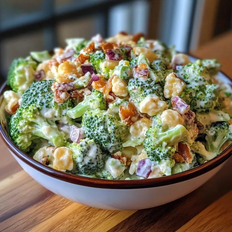 Amish Broccoli Salad: Crunchy, Creamy, and Full of Flavor