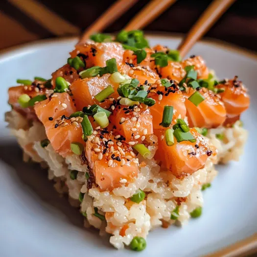 Salmon Crispy Rice
