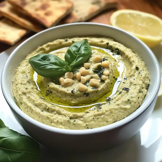 Lemon Basil Hummus: The Fresh, Zingy Dip You’ll Want on Everything