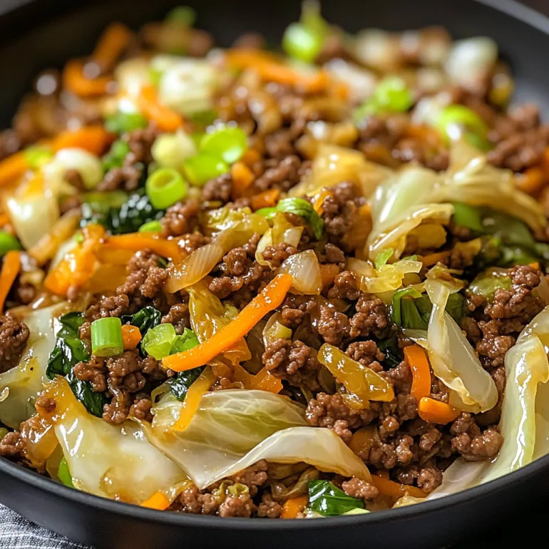 Chinese Ground Beef and Cabbage Stir Fry: Fast, Flavorful, and Basically Genius