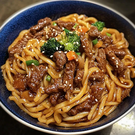 Sticky Beef Noodles: The Takeout Fakeout You’ll Crave Every Night