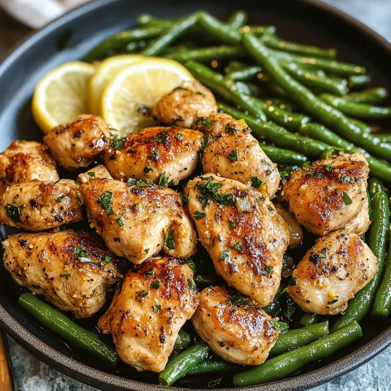 Lemon Garlic Butter Chicken and Green Beans: Your One-Pan Wonder