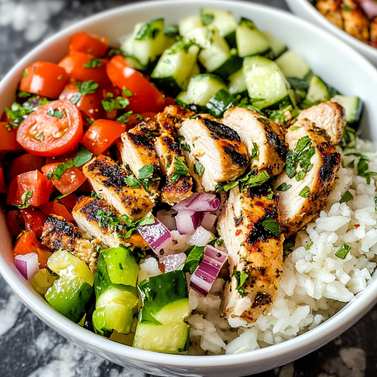 Healthy Greek Chicken Bowls