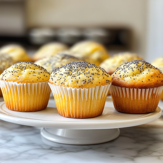 Easy Lemon Poppy Seed Muffins