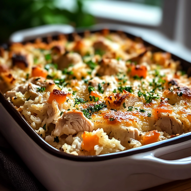 Best Chicken and Rice Casserole