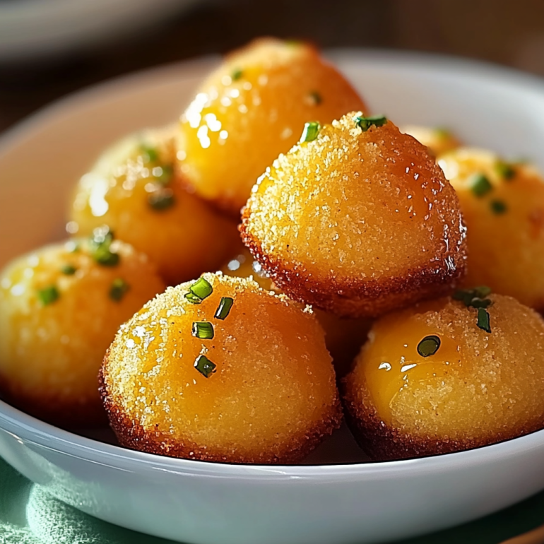 Southern Honey Butter Cornbread Poppers